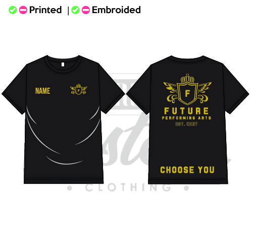 Future Performing Arts Unisex Adults Performance Tee