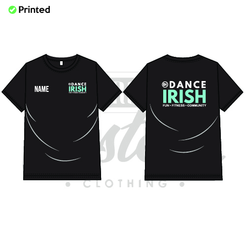 DanceIrish Unisex Adults Performance Tee