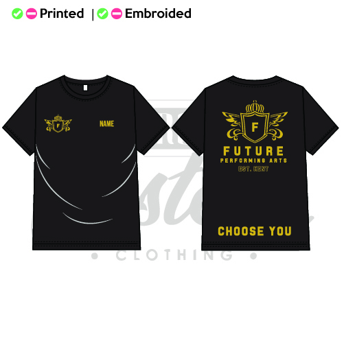 Future Performing Arts Unisex Adults Performance Tee