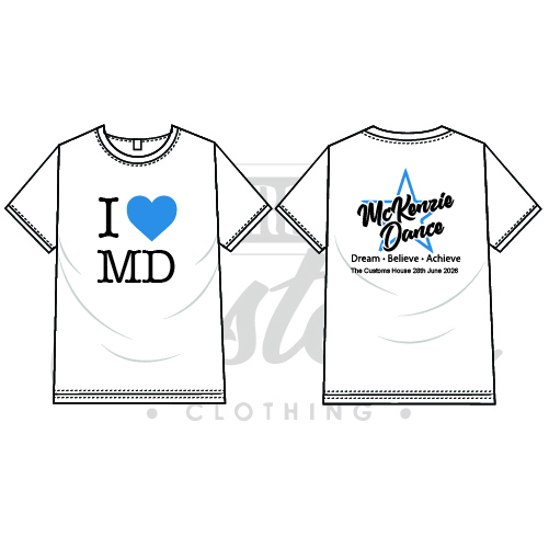 McKenzie Dance I love MD T-Shirt Kids 