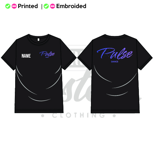 Pulse Dance  Unisex Adults Performance Tee