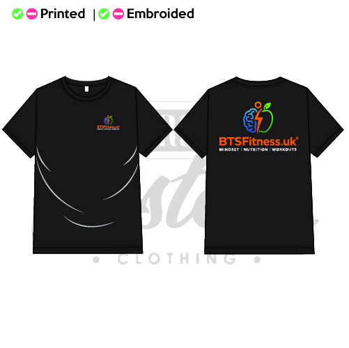 BTS Fitness Unisex Adults Performance Tee