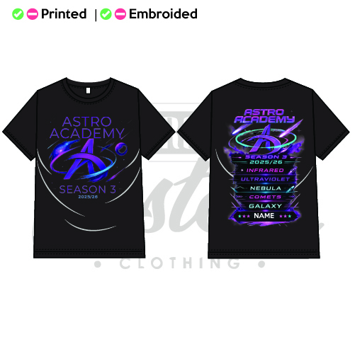 Astro Academy Warrington Unisex Adults Performance Tee