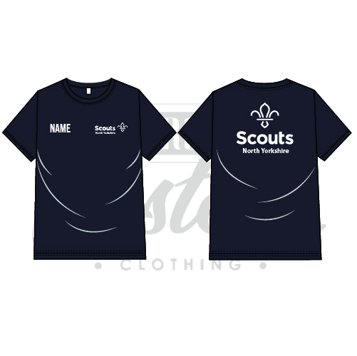 North Yorkshire Scouts Unisex Adults Cotton Tee