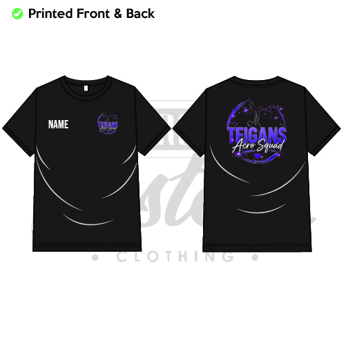 Teigans acro squad Unisex Adults Performance Tee