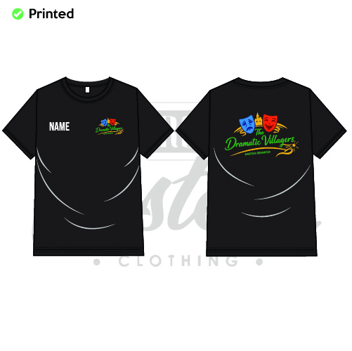 The Dramatic Villagers Unisex Adults Performance Tee