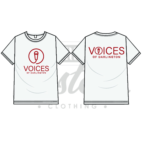 Voices of Darlington Unisex Adults Cotton Tee