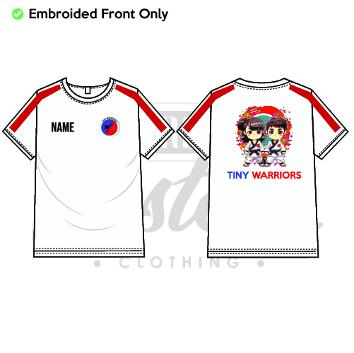 AMC Taekwondo Kids Little Warriors Contrast Cool T
