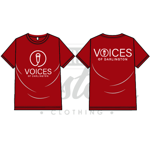 Voices of Darlington Unisex Adults Performance Tee