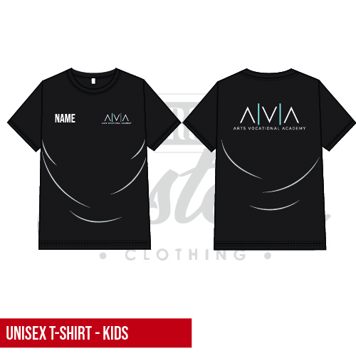 Arts Vocational Academy Unisex Kids Cotton Tee