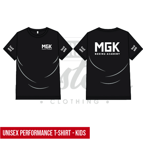 MGK Boxing Academy Unisex Kids Performance Tee