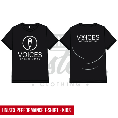 The Voices Group Unisex Kids Performance Tee