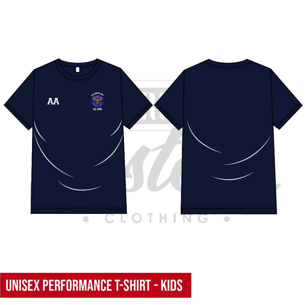 Yaxley Yaks Unisex Kids Performance Tee