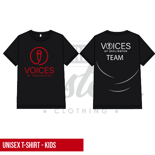The Voices Group Unisex Kids Cotton Tee (Team Members)
