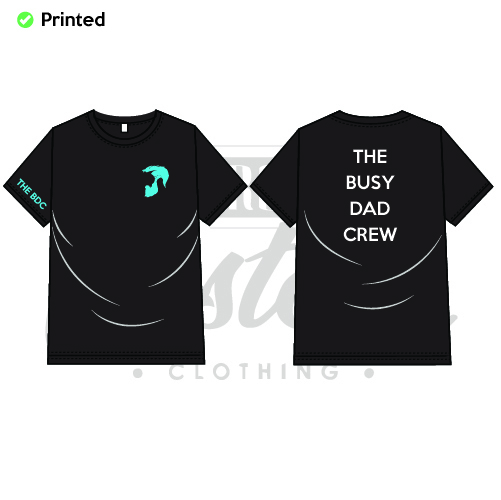 Busy Dad Crew Unisex Kids Performance Tee