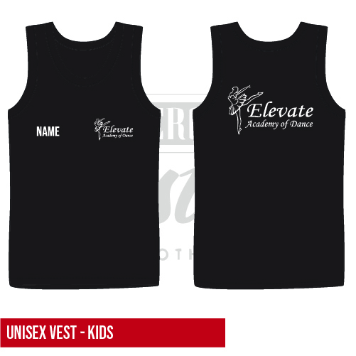 Elevate Academy of Dance Unisex Kids Cool Vest