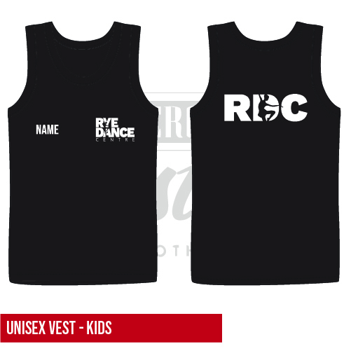 Rye Dance Centre Unisex Kids Cool Vest