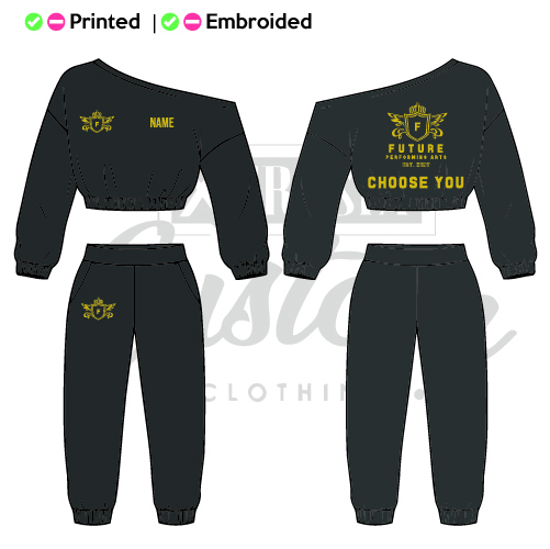 Future Performing Arts Adults Full Warm Up Sweat Set