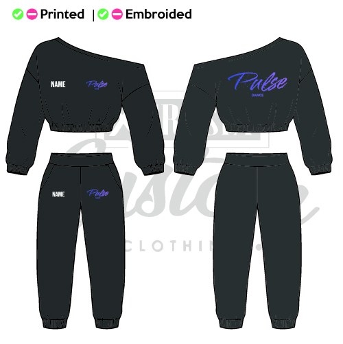 Pulse Dance  Adult Full Warm Up Sweat Set