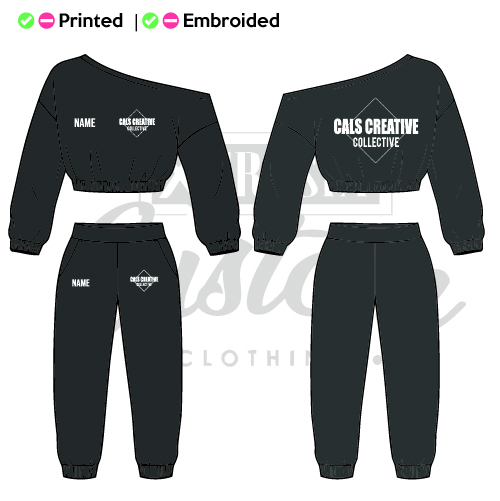 Cal's Creative Collection Adults Full Warm Up Sweat Set
