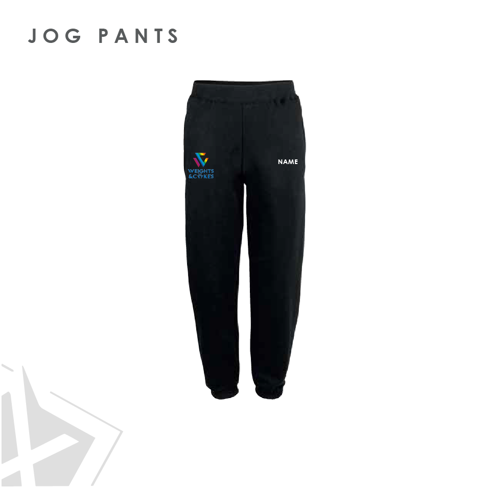 Weights & Cakes Jog Pants Adults 