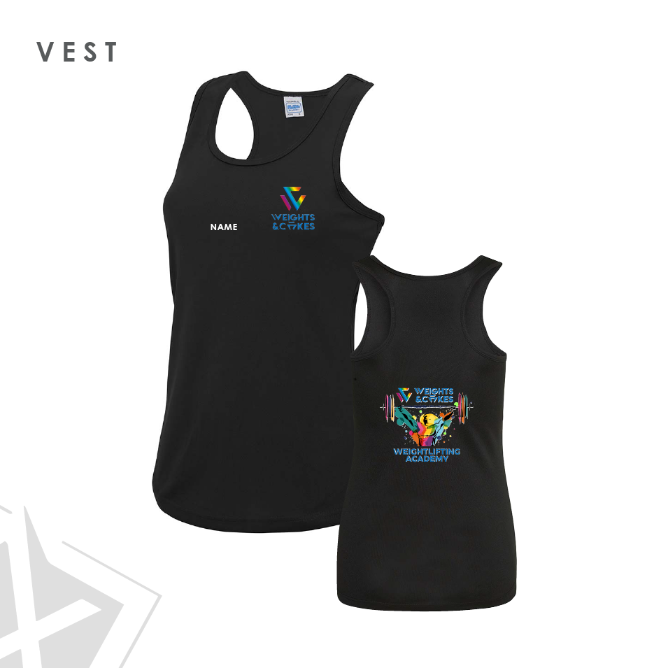 Weights & Cakes Vest Adults