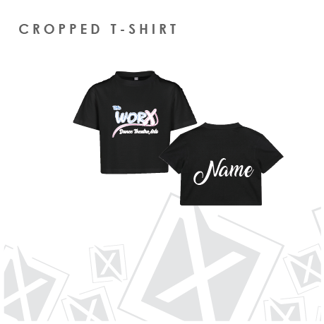 The Worx Cropped T-Shirt Kids