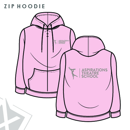 Aspirations Theatre School Zipped Hoodie Infants