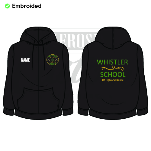 Whistler School of Highland Dance Unisex Adults Zoodie