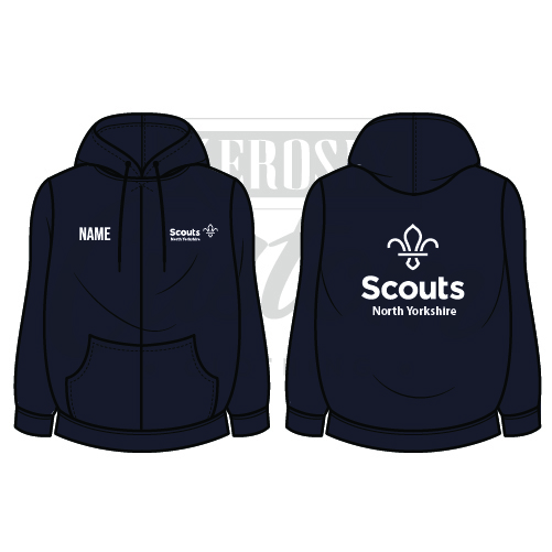 North Yorkshire Scouts Unisex Adults Zoodie