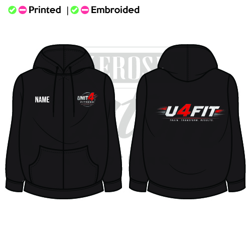 Unit 4 Fitness Unisex Adults Zoodie