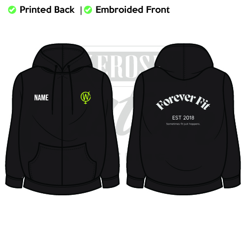 W Fitness Unisex Adults Zoodie